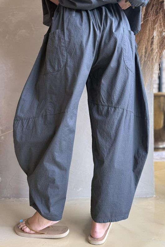 Paloma Classic Barrel Pant Charcoal